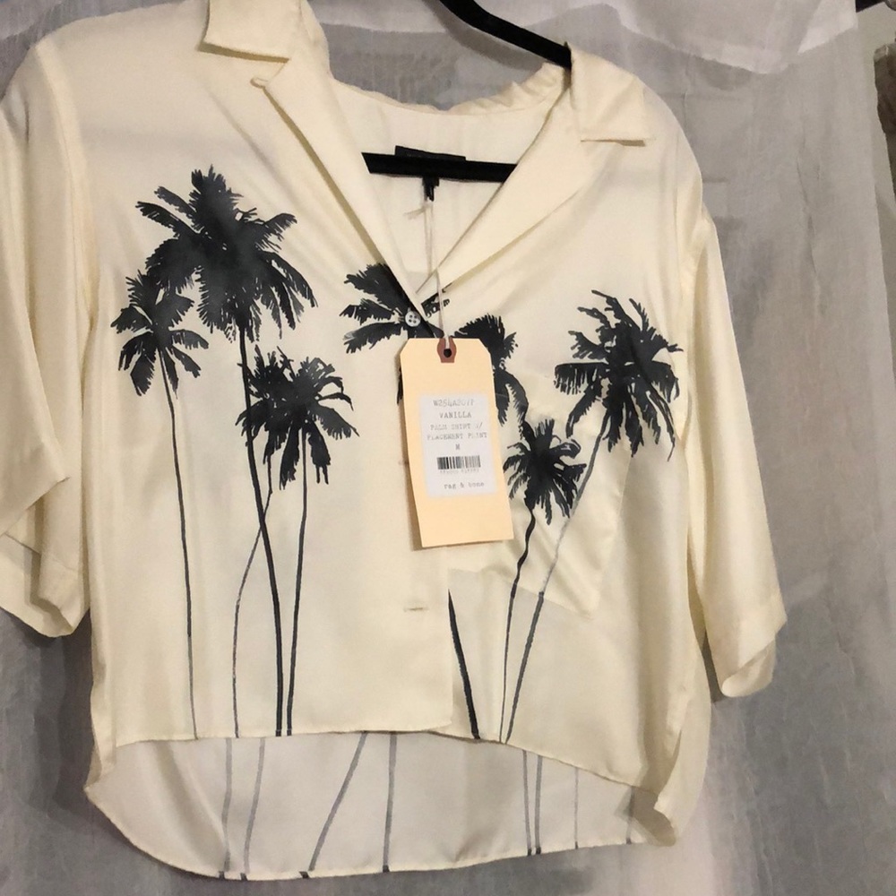 Designer top silk rag and bone